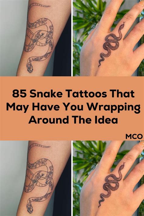 85 Snake Tattoos That May Have You Wrapping Around The Idea